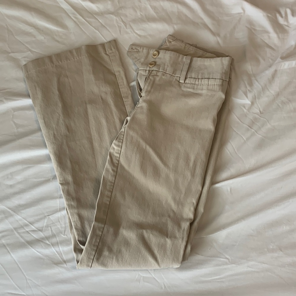 beige papaya pants